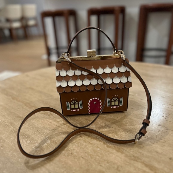 Kate Spade Gingerbread House Purse - Picture 1 of 6